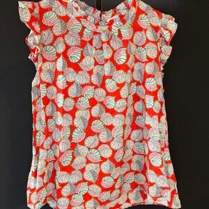 THML Ruffle Sleeveless Blouse